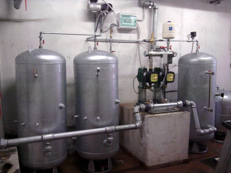 Instalación de grupos de presión